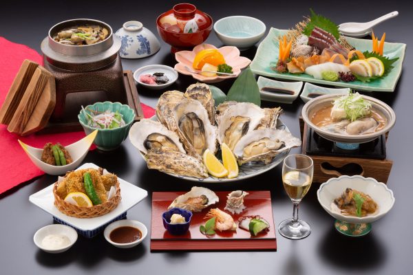 ※日帰りプラン！ご好評につき４月以降も延長決定！公式HP申込限定!◎お日にち時間が合えばとってもお得！♪殻付き牡蠣食べ放題付会席！日帰りプラン！